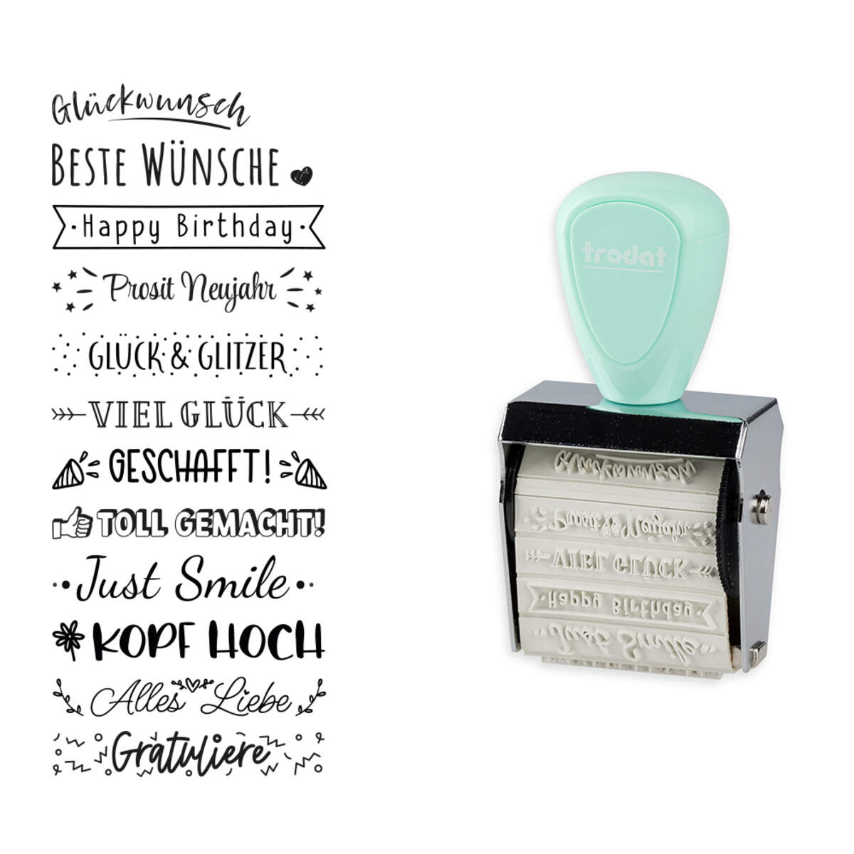 Trodat Creative Mini Beste W&#252;nsche Set