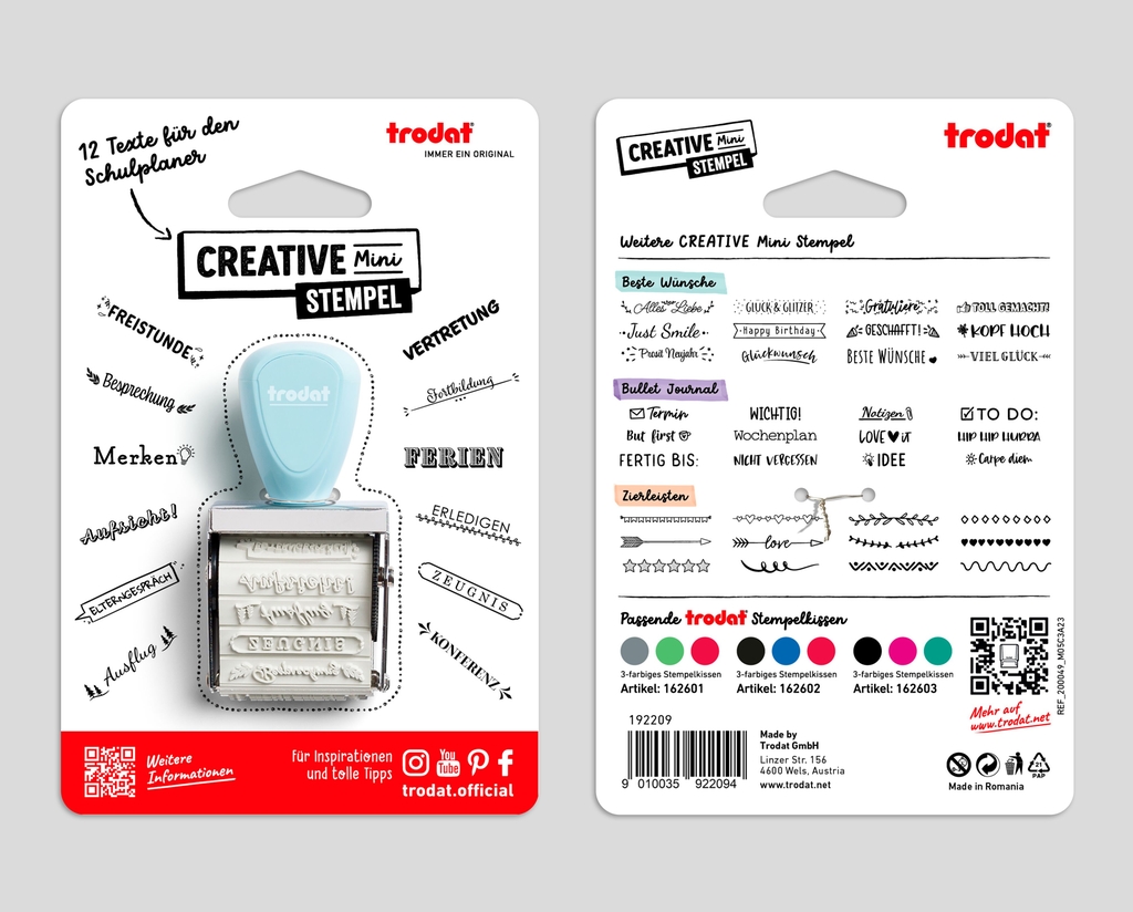 Trodat Creative Mini Stempel einzeln